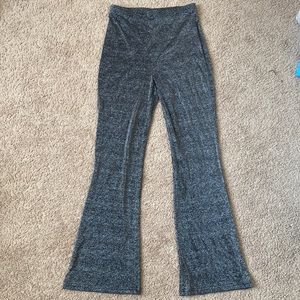 Black, sparkly, stretchy pants